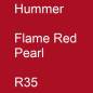 Preview: Hummer, Flame Red Pearl, R35.